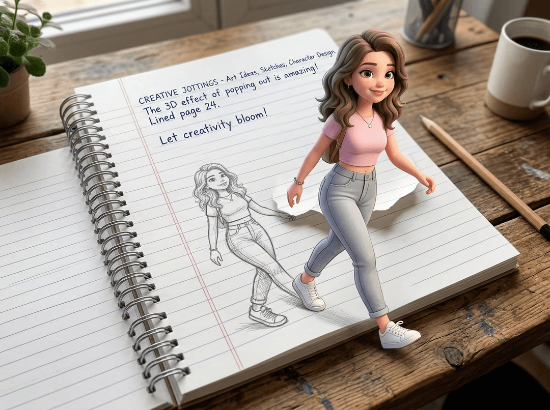 nano banana 创意插画